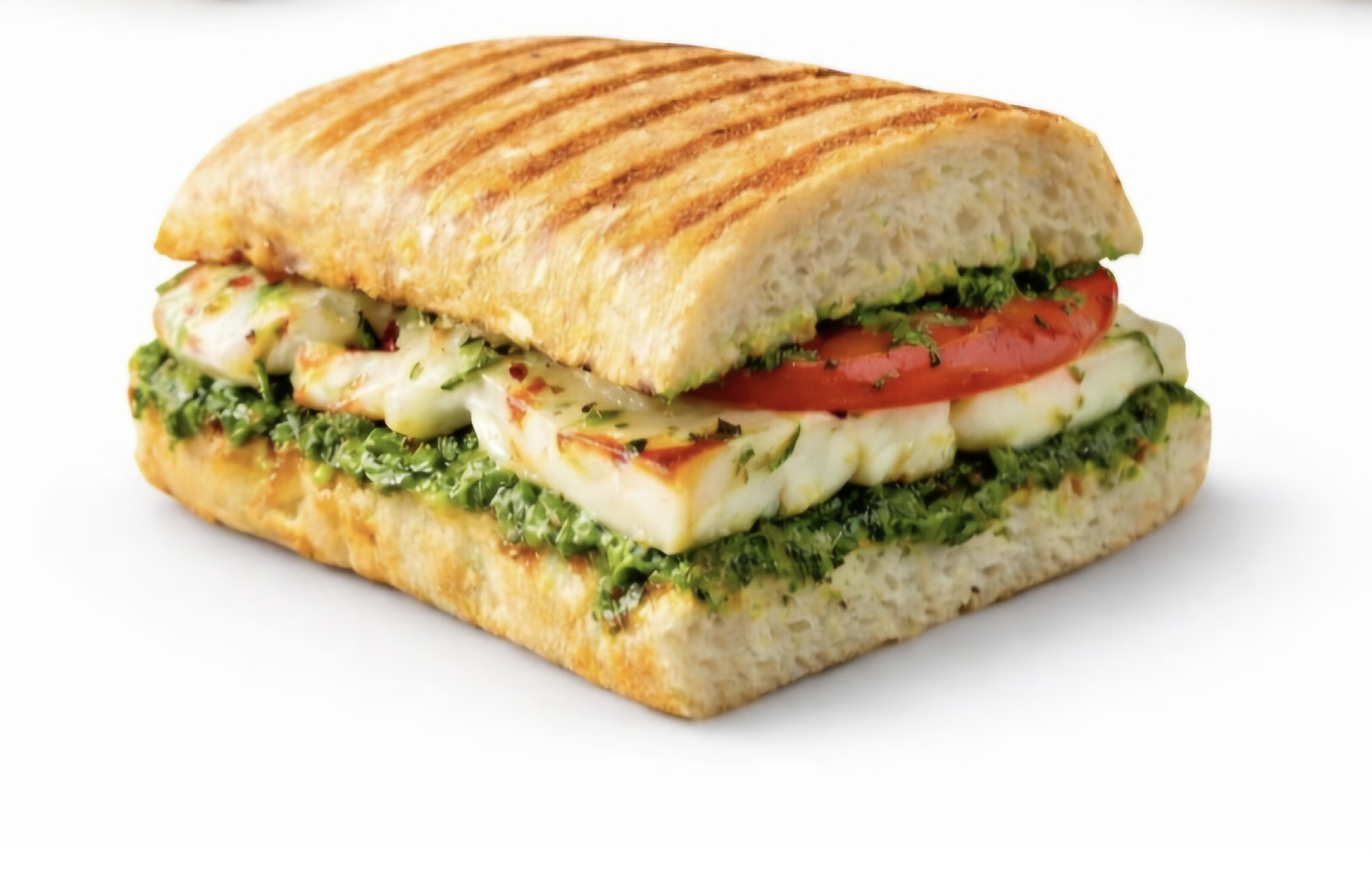 Halloumi Pesto Panini
